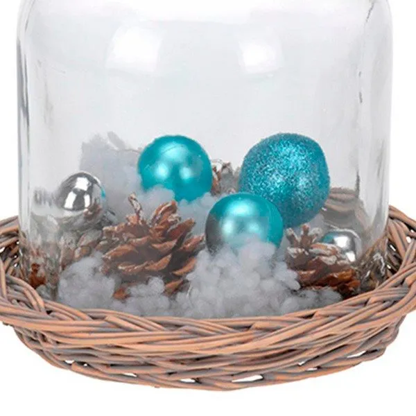 Set decoración navideñ cristal 23 x 27 cm con Certificación +