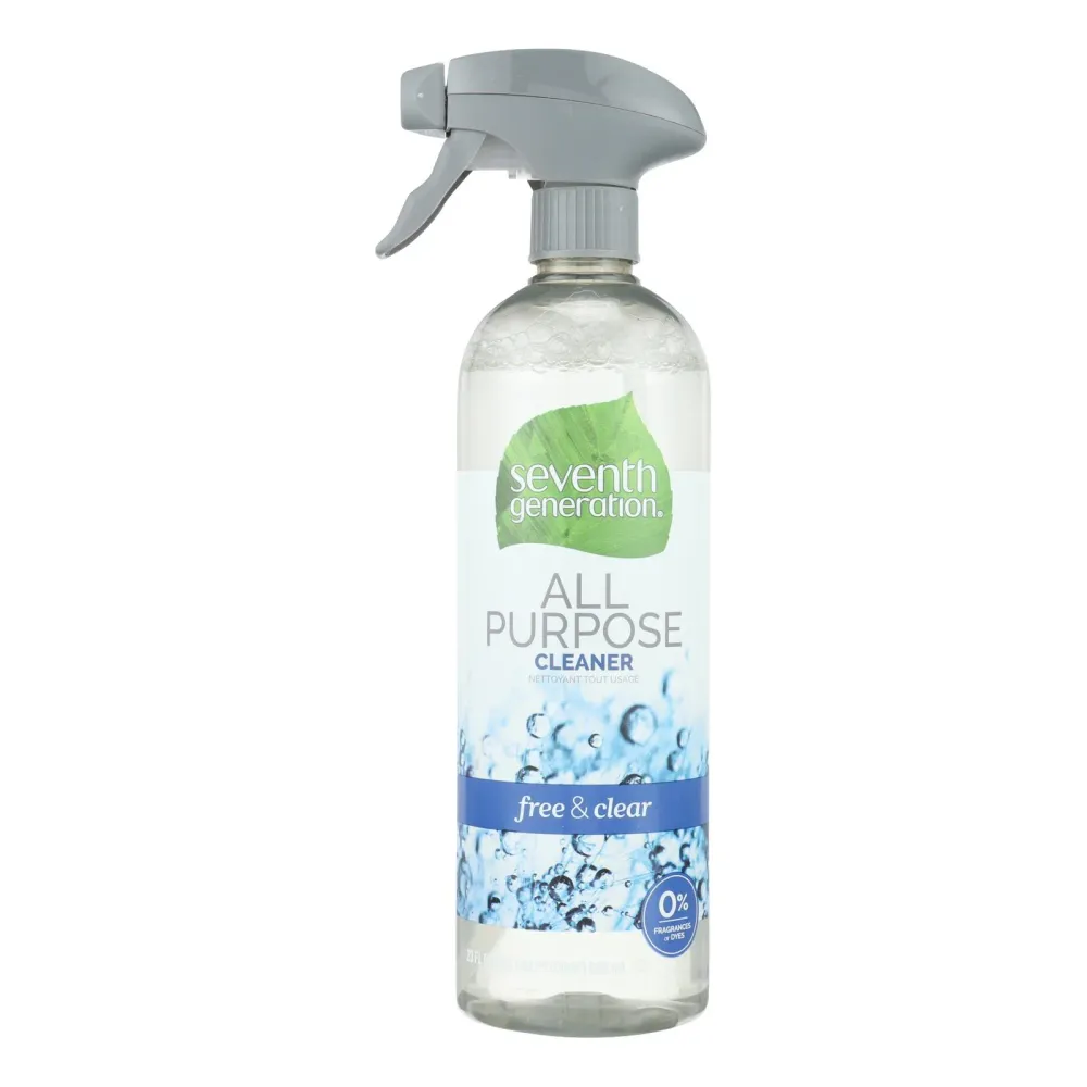 Limpiador multiusos Seventh Generation - Free and Clear - Caja de 8 - 23 fl oz. (Paquete de 8)