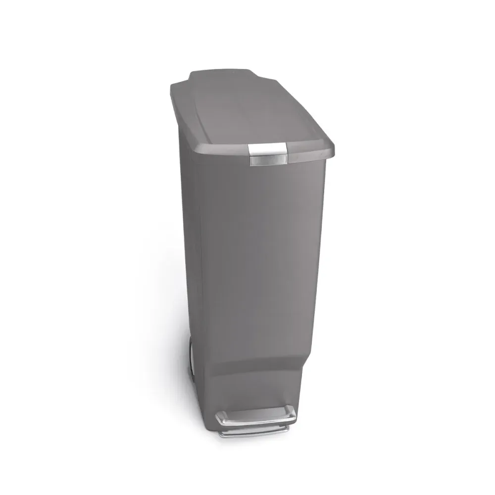 cubo estrecho con pedal de 40 litros simplehuman