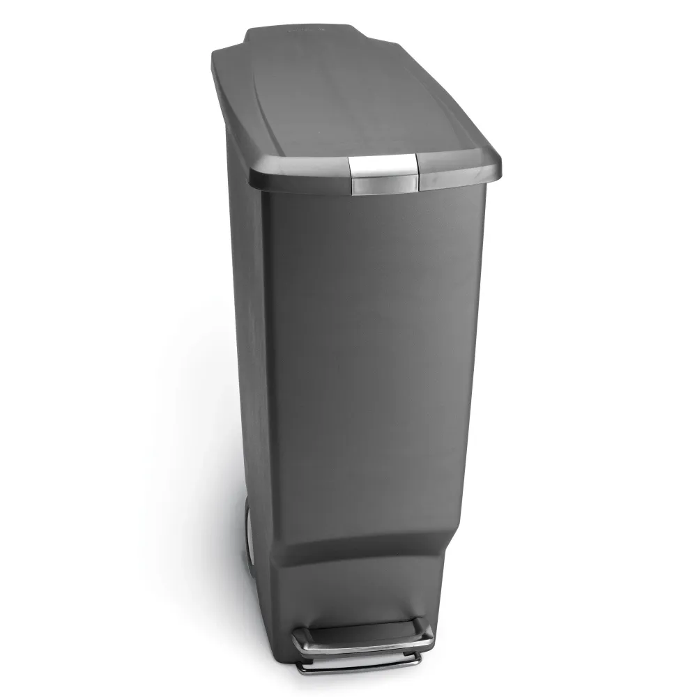 cubo estrecho con pedal de 40 litros simplehuman