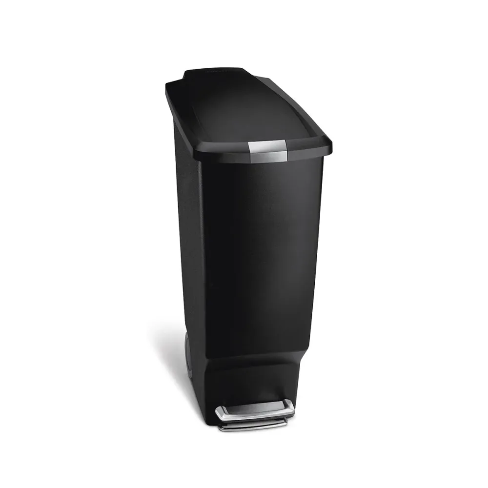 cubo estrecho con pedal de 40 litros simplehuman