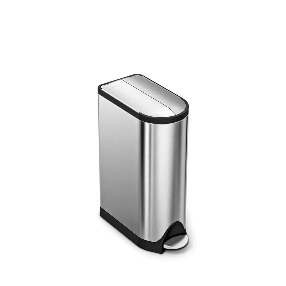 cubo mariposa con pedal de 18 litros simplehuman