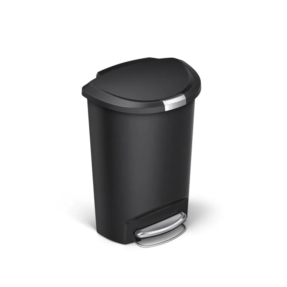 cubo semicircular con pedal de 50 litros Simplehuman