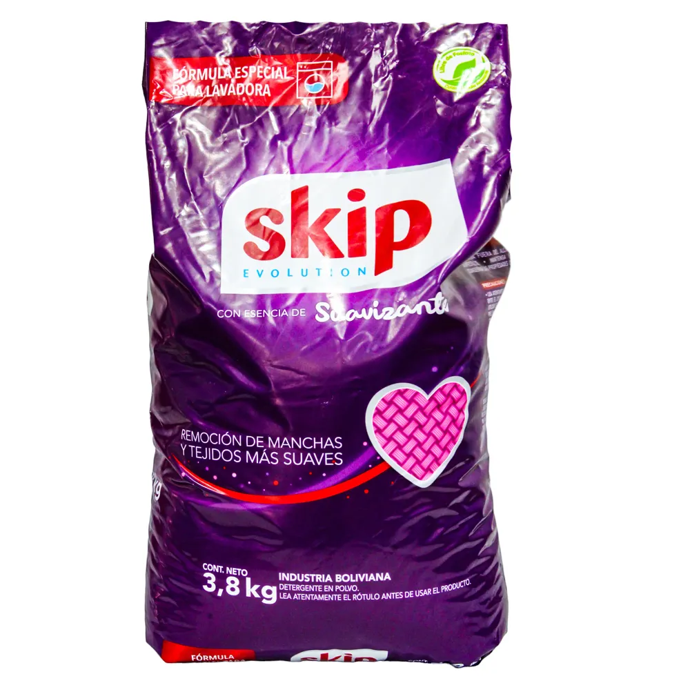 Detergente Polvo Skip Esencia De Confort X 3.8Kg