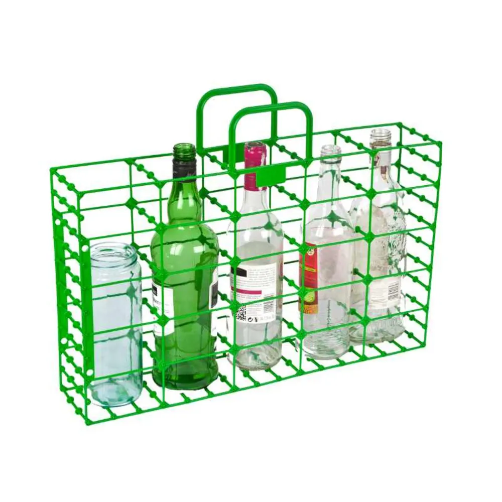 Portador Ecorack para envases de vidrio para separación SMARTECO