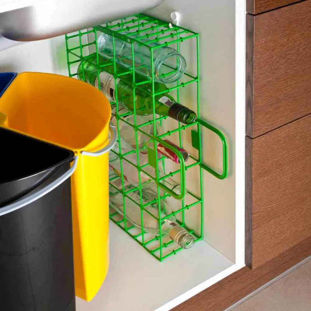 Portador Ecorack para envases de vidrio para separación SMARTECO