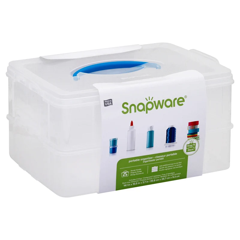 CAJA DE ALMACENAMIENTO DE 2 CAPAS 10X14" Snapware