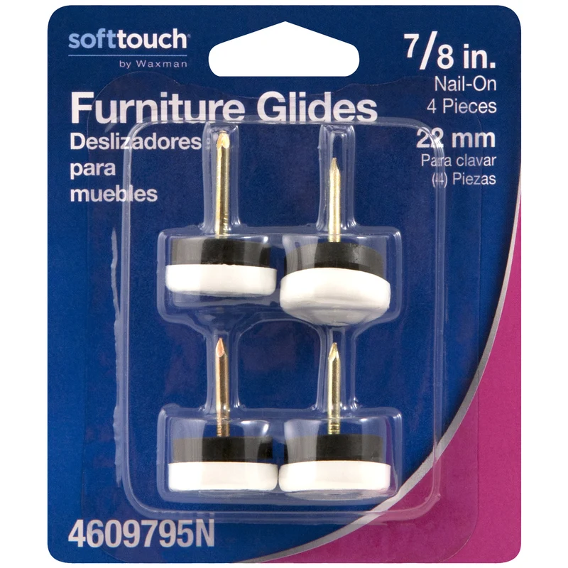 DESLIZADORES PARA MUEBLES REDONDOS DE 7/8" Softtouch