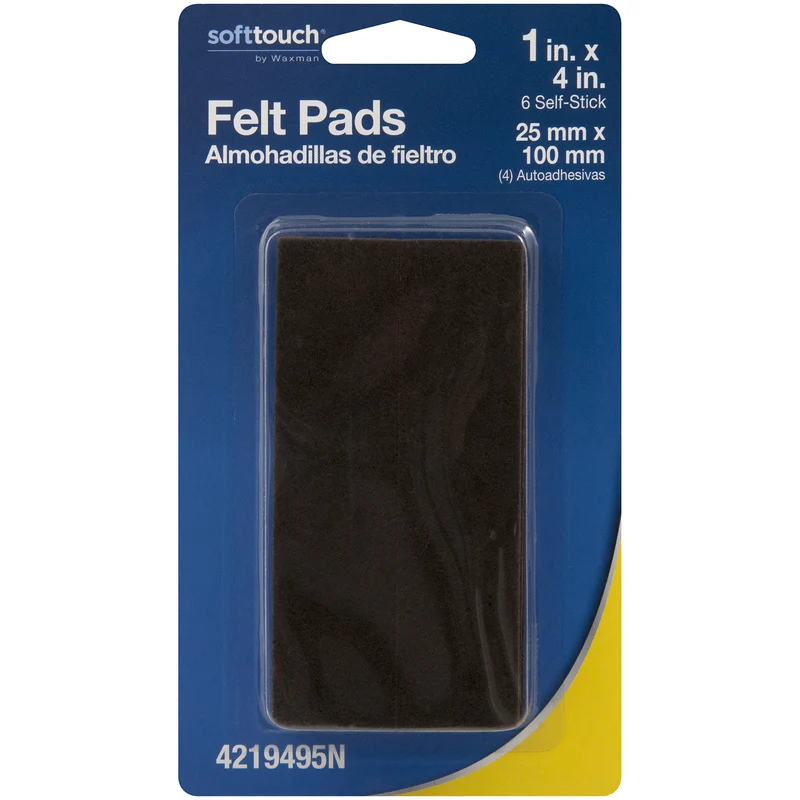 TIRAS DE FIELTRO MARRÓN 4X1" Softtouch