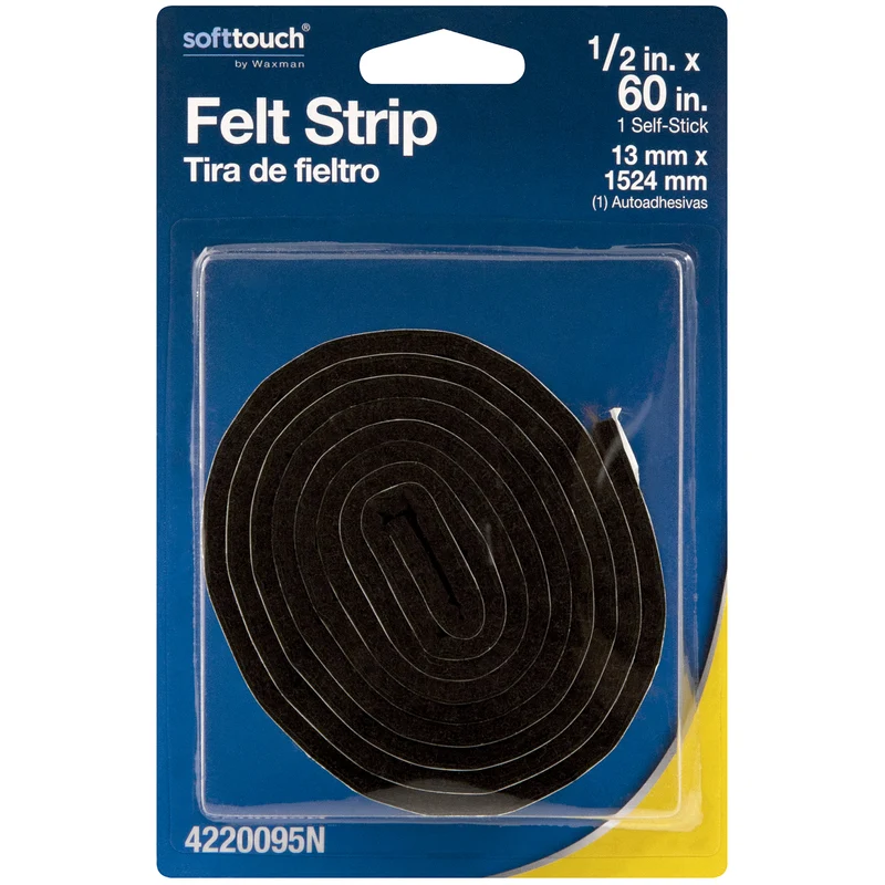 TIRAS DE FIELTRO MARRÓN 60X.5" Softtouch