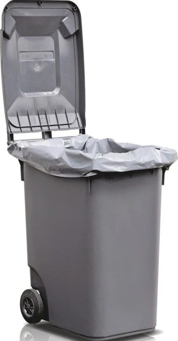 Bolsa de plástico ( 9000466519 ) 120 l LD-PE gris 100 µm Sonstige