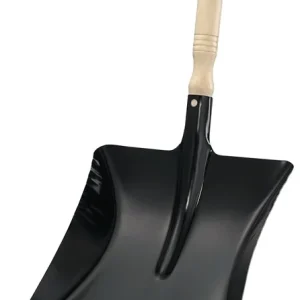 Recogedor ( 9000470282 ) con mango de madera, metal lacado negro Sonstige