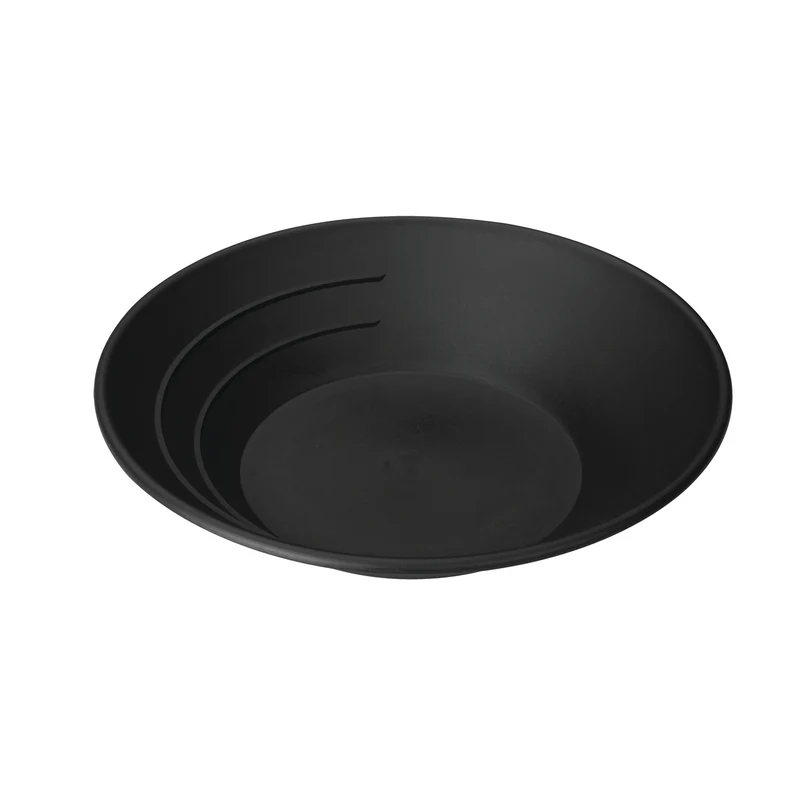 BATEA DE ORO PLÁSTICO NEGRO 10.25" DE ANCHO Stansport