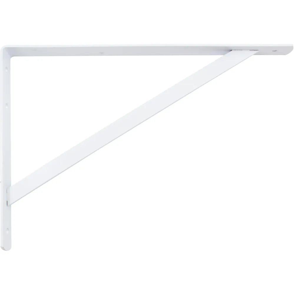 Soporte para estante de 16" de resistencia máxima - Blanco Stone Harbor Hardware