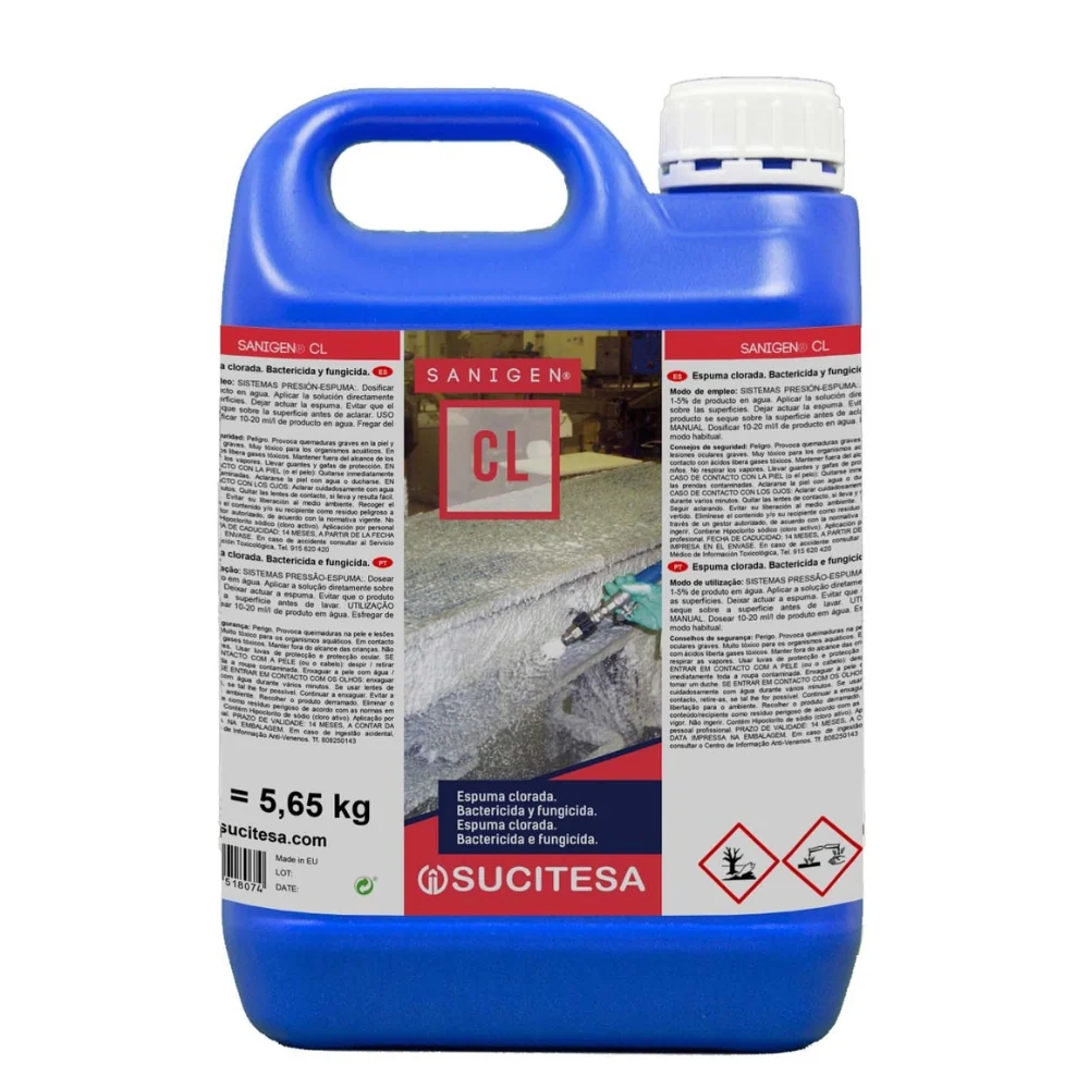 Espuma Clorada Sanigen Bpa 20 Lt SUCITESA