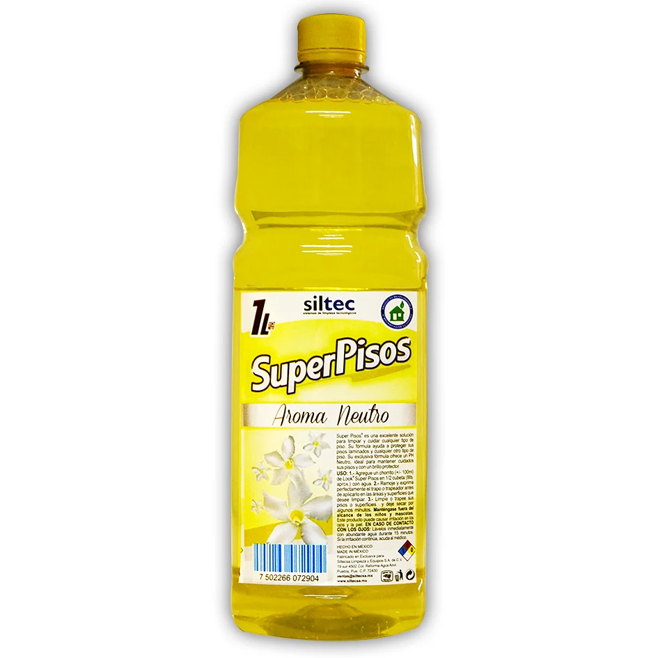 SUPER PISOS 1 LT LIMPIADOR MULTIUSOS NEUTRO MARCA SILTEC