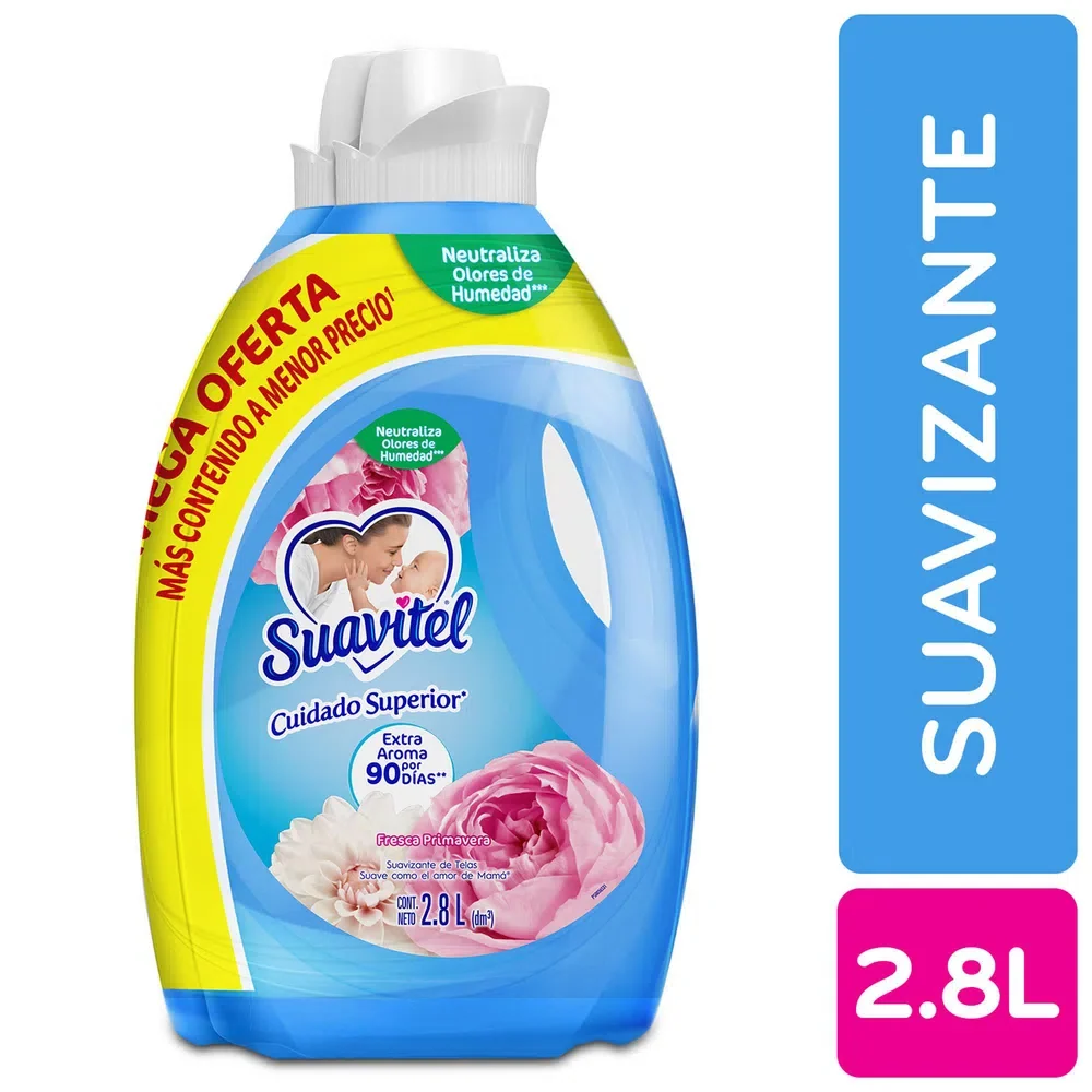 Suavizante Suavitel 2800 ml 2 Unidades Primavera Suvitel