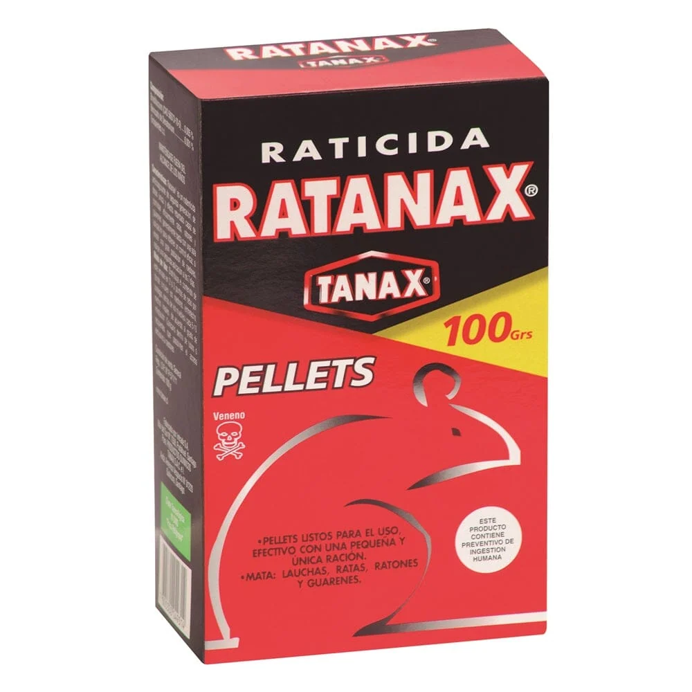 Raticida 100 Grs Pellets TANAX
