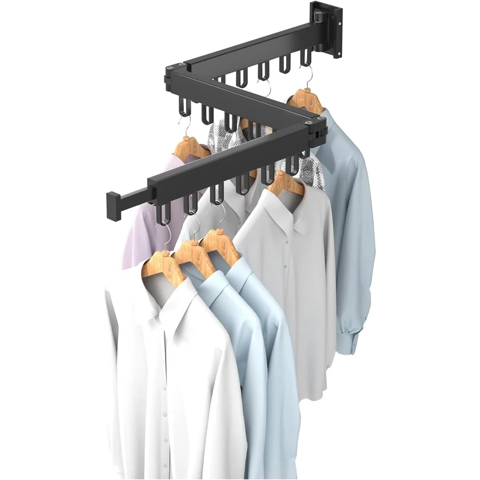 Tendedero Plegable de Pared Toallero de secado para balcón