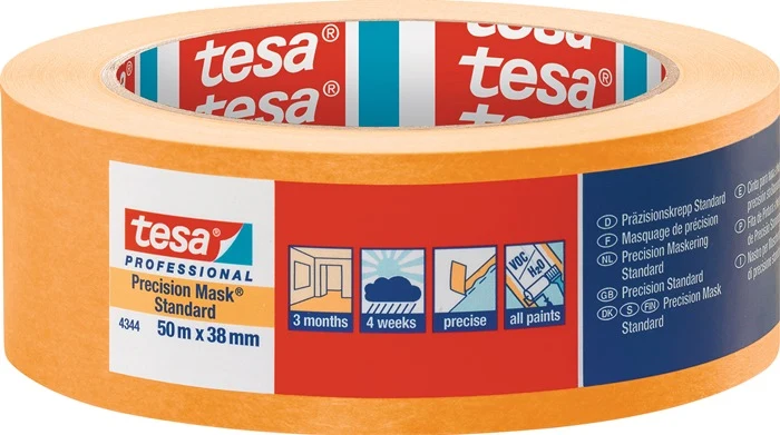 TESA crepé de precisión 4344 estándar liso ( 4000309033 )