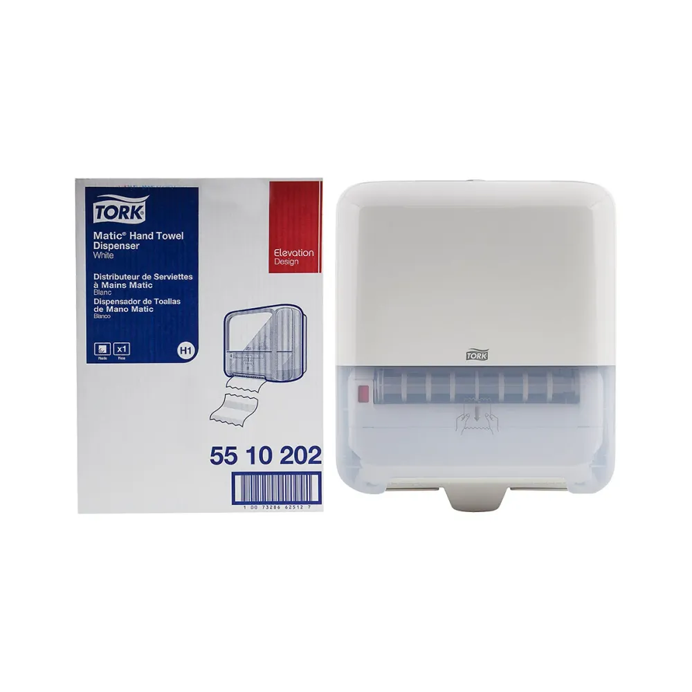 Despachador Elevation Matic P/Toalla En Rollo Bco TORK