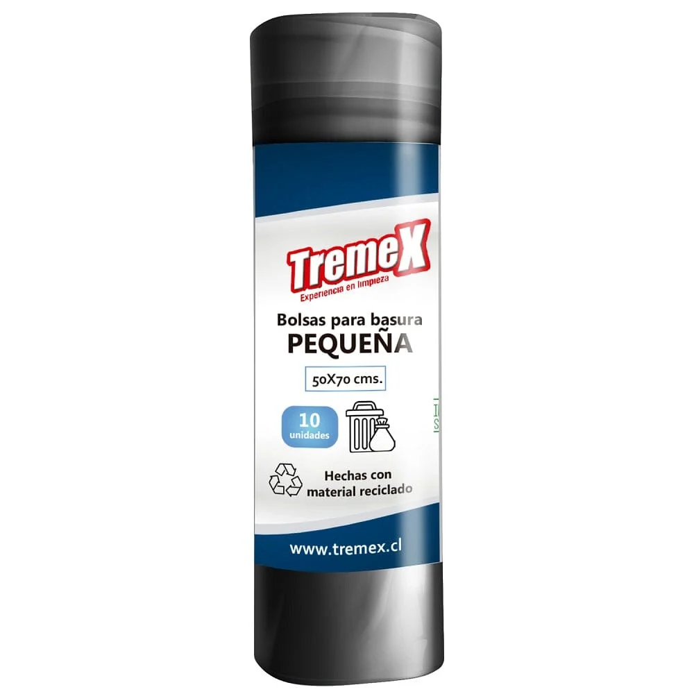 Bolsa De Basura Ecoactiva 50 X 70 Rollo 10 Un TREMEX