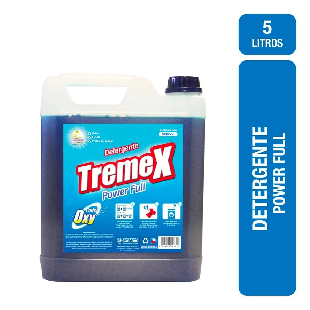 Detergente Ropa Líquido 5 Lt TREMEX