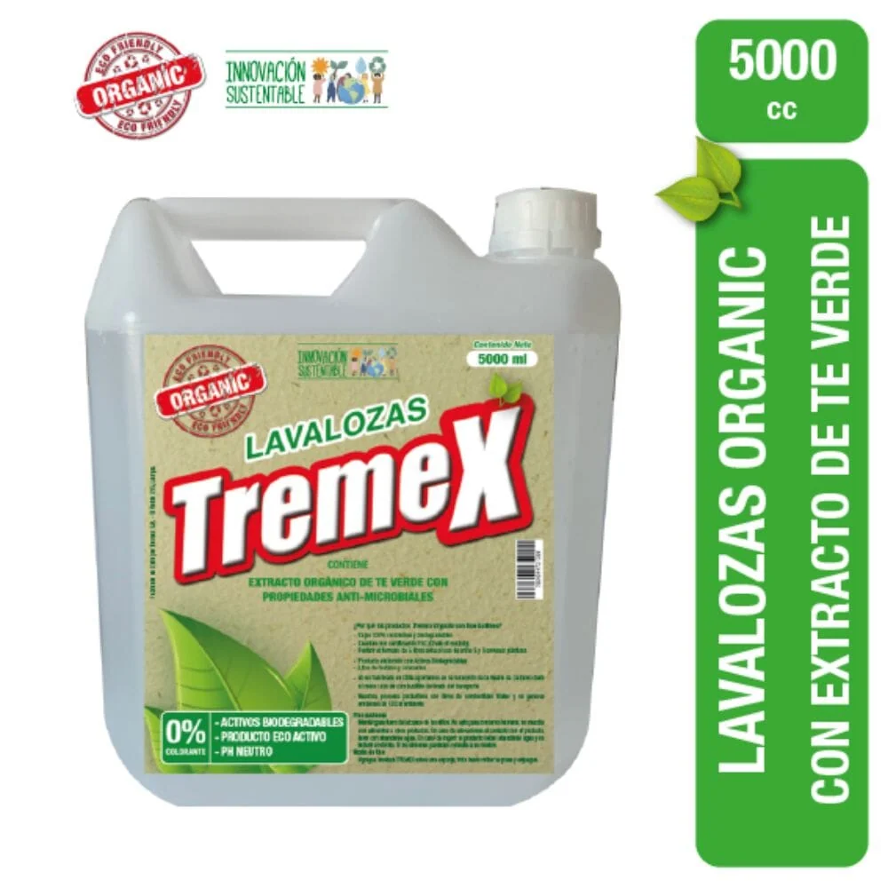 Lavalozas Orgánico Limón 5 Lt TREMEX