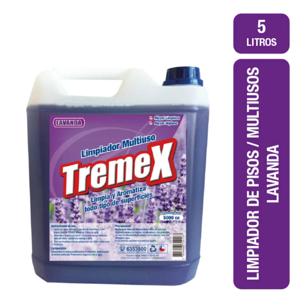 Limpiador Piso Aroma Lavanda 5 Lt TREMEX