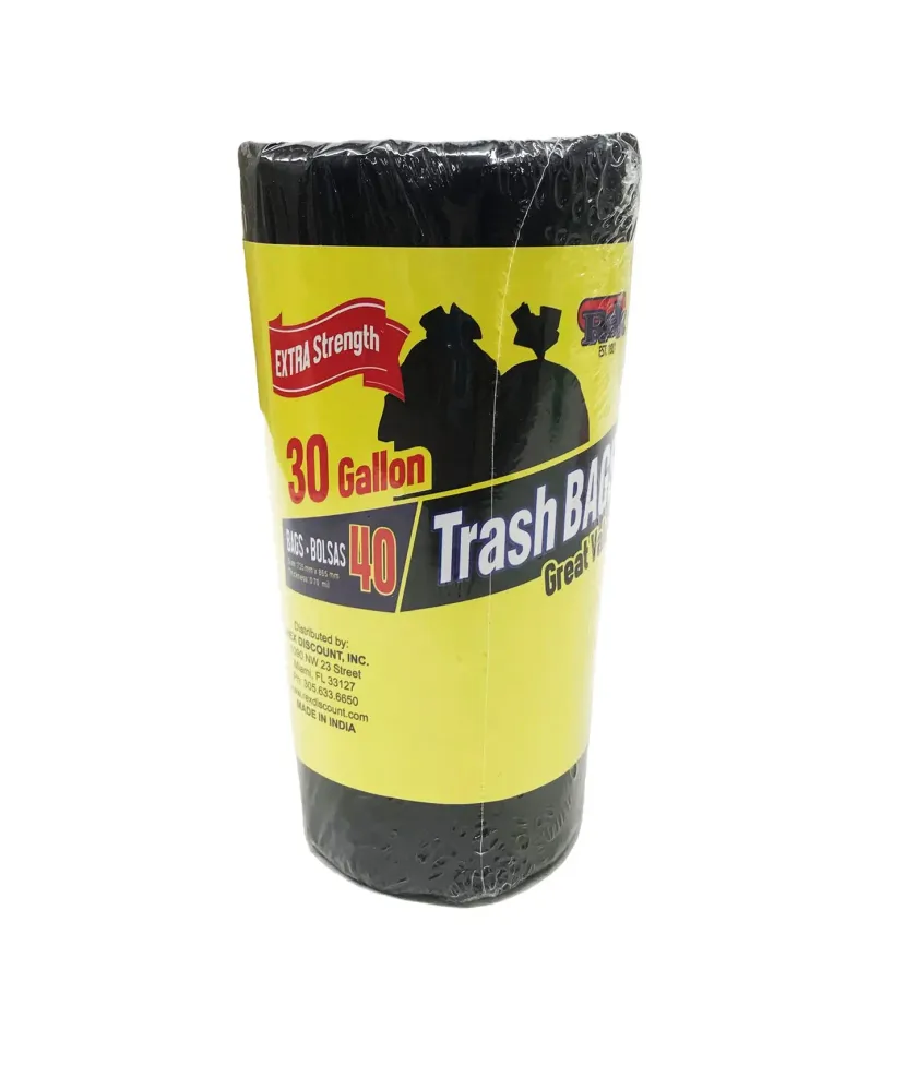 Rex, Rollo de Bolsa de Basura, Negra Valsan Inc