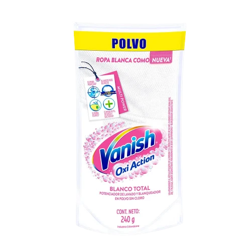 LIMPIADOR VANISH 240G BLANCO POLVO