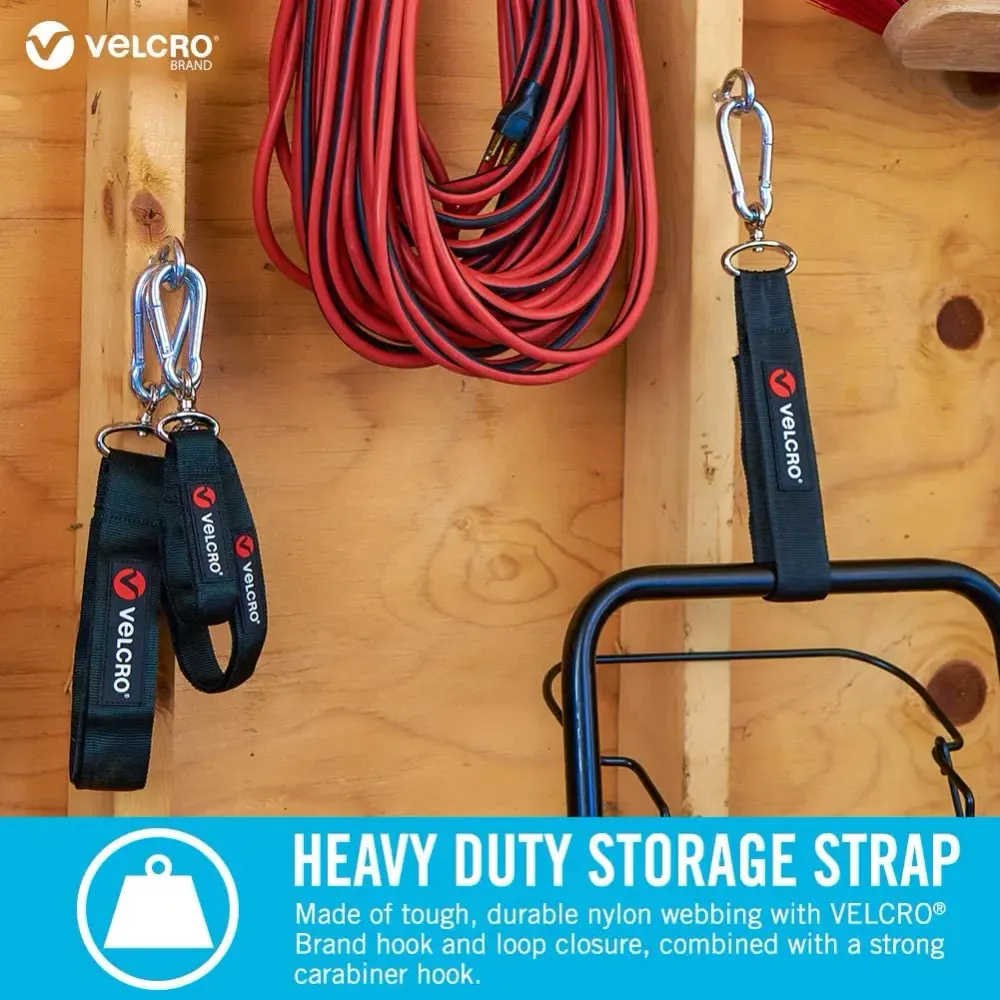 Correa Almacenamiento VELCRO® EASY-HANG™ Negra