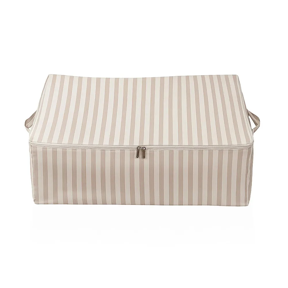 CAJA TELA GRANDE LINTEA BEIGE VERSA FEBRERO