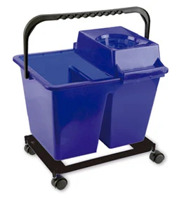 Cubolimp Cubo Doble C/Escurridor Verde VIJUSA