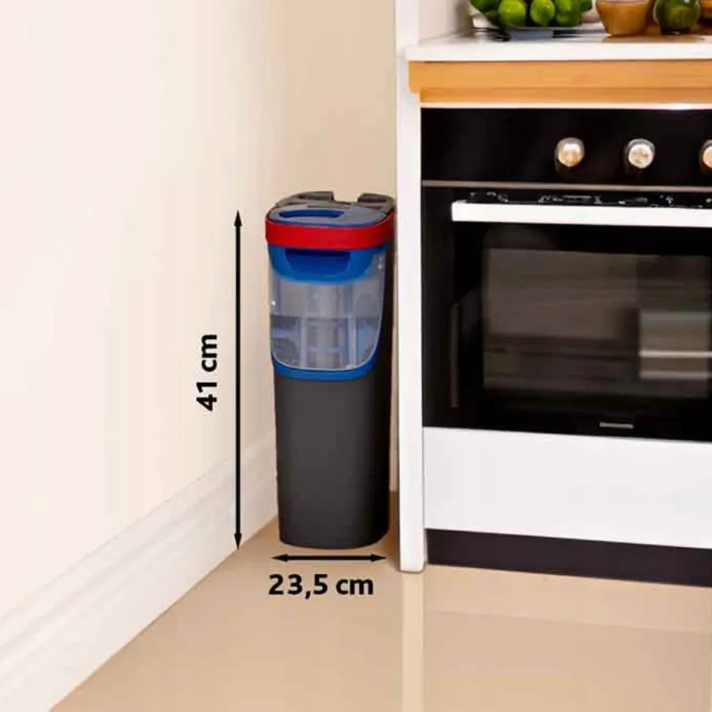 Fregona plana Vileda H2prO, separación del 100 % del agua limpia del agua sucia, dos depósitos, 2 fundas de microfibra, ca...