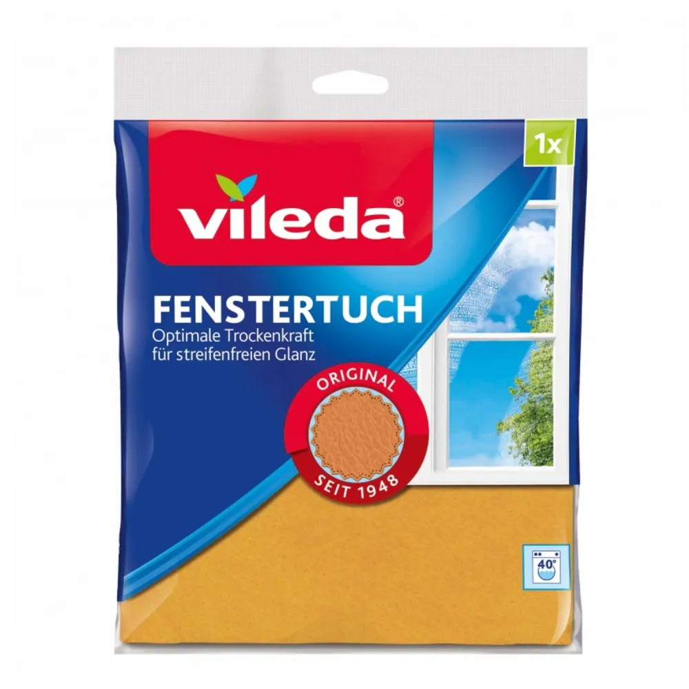 Vileda 162401 Vileda Microfibra Tela Microfibra Racha Free Shine Cleaning Window & Glass