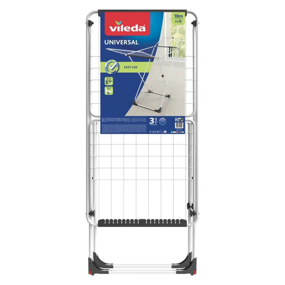 Vileda Universal rueda plegable secadora de ropa 18m