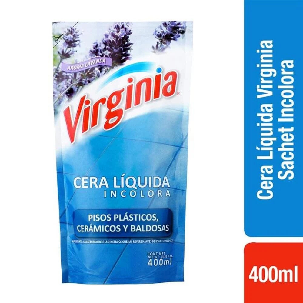 Cera Líquida Autobrillo Incolora Doypack 400 Ml VIRGINIA