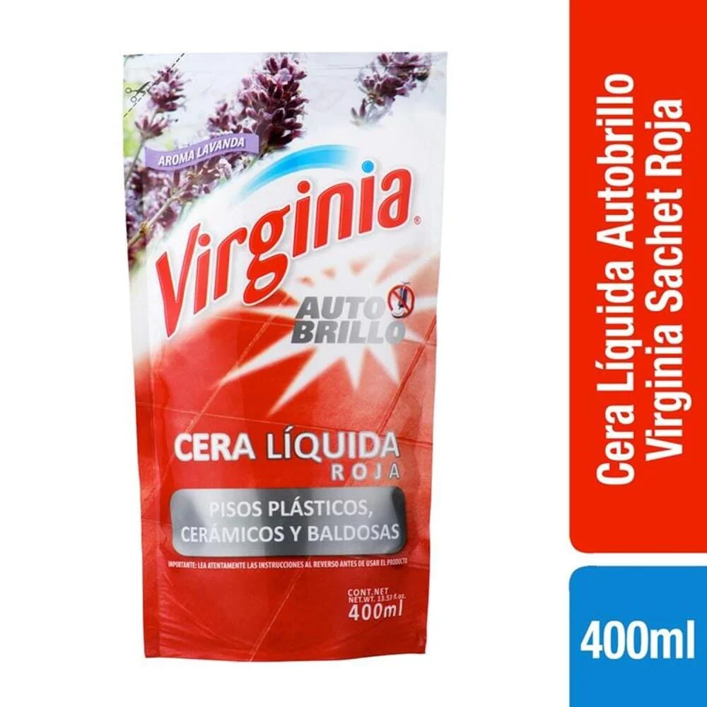 Cera Líquida Autobrillo Roja Doypack 400 Ml VIRGINIA