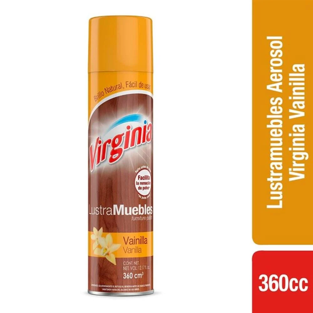 Lustra mueble Aerosol Vainilla 360 Cc VIRGINIA