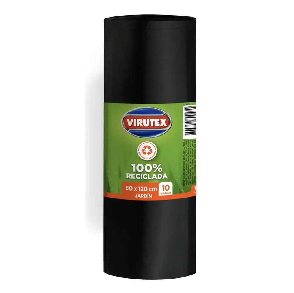 Bolsa Basura 80 X 120 Rollo (10 Unidades) VIRUTEX
