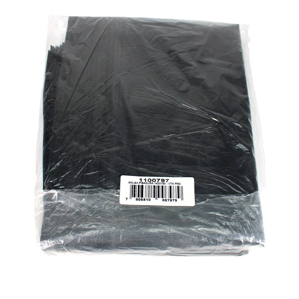 Bolsa Basura Plana Negra 140x150 10 Un VIRUTEX
