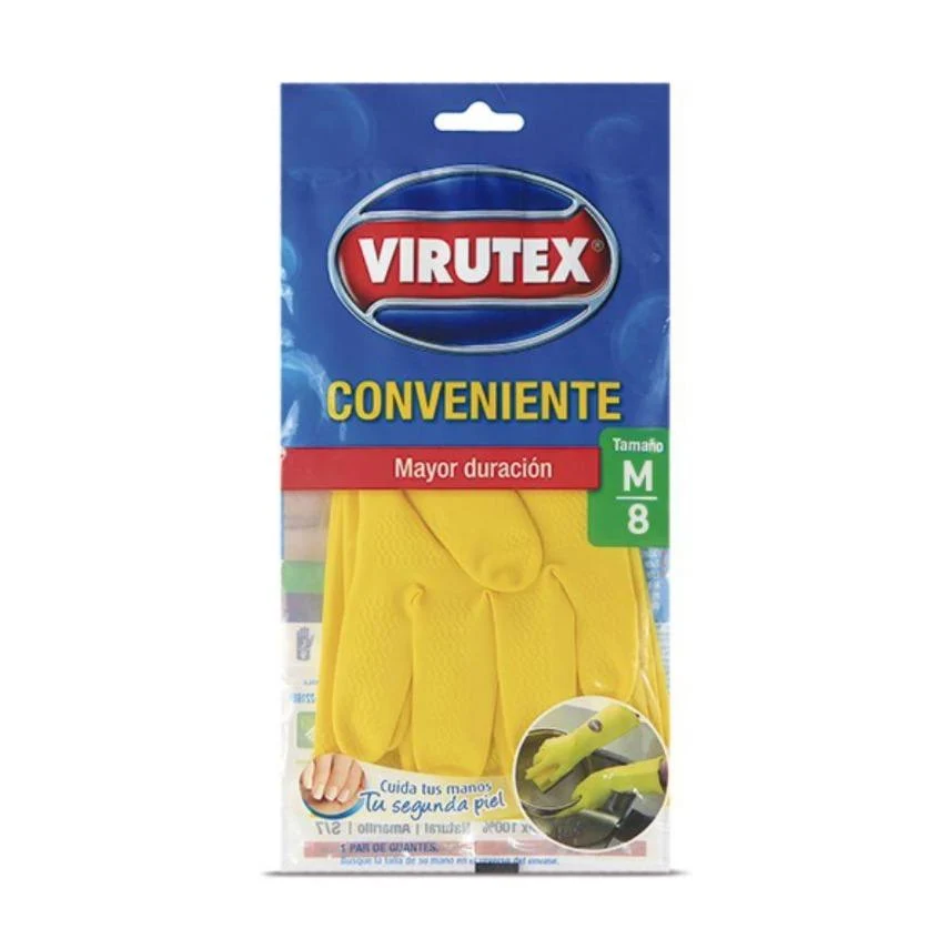 Guante de Goma Conveniente Virutex M