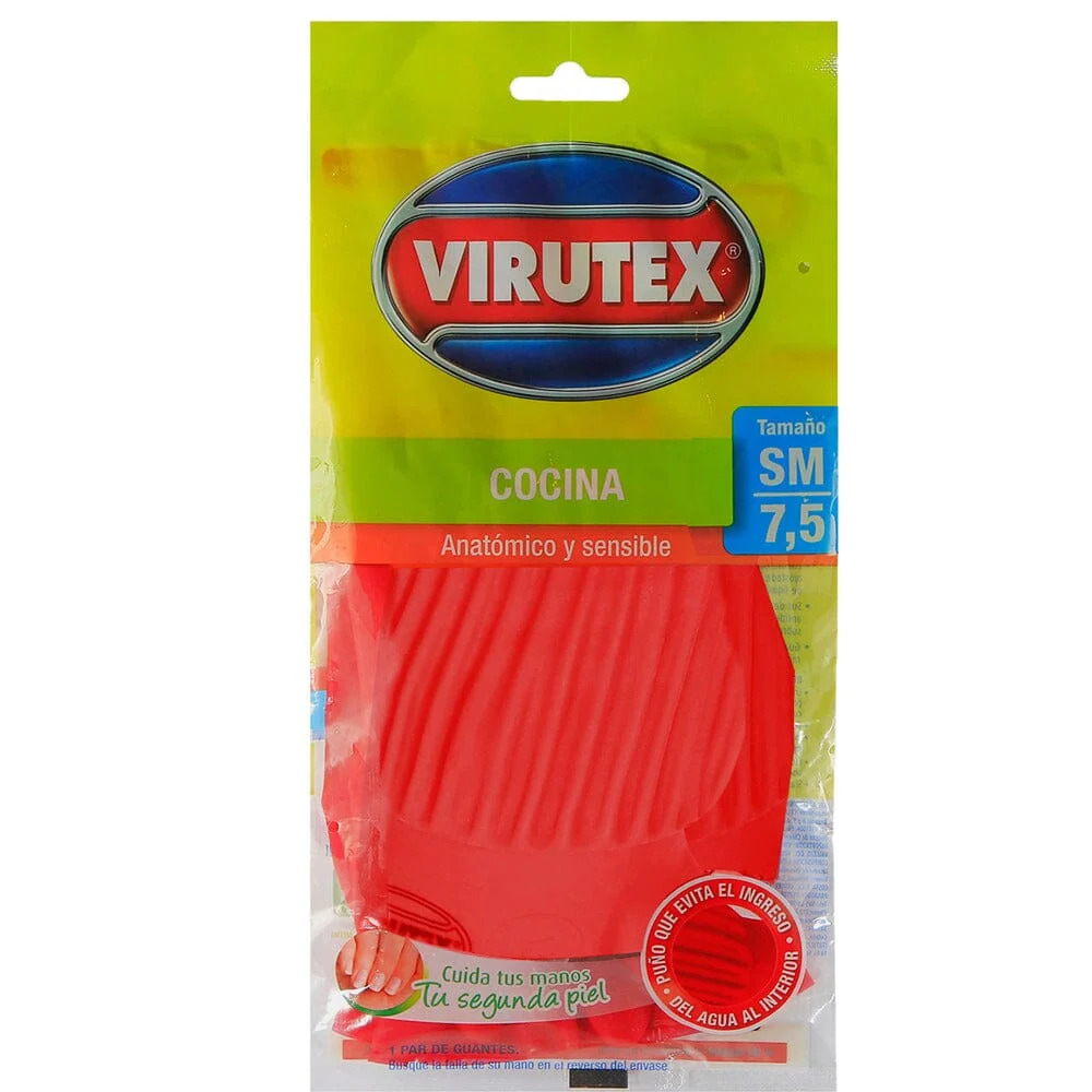 Guante Látex Multiuso Creativa Talla S-M VIRUTEX