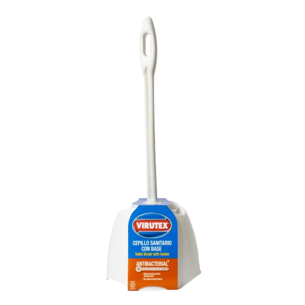 Hisopo Escobilla Limpia Sanitario Con Base Antibacterial VIRUTEX