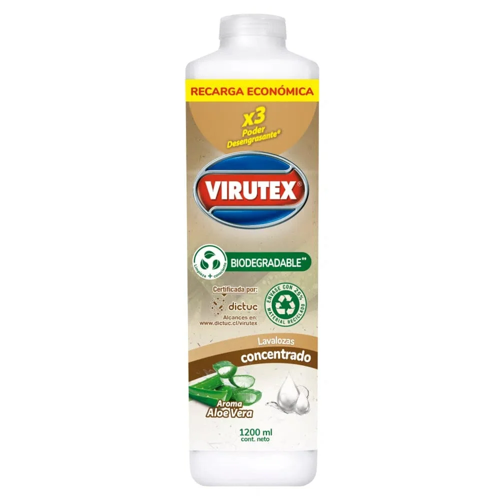 Lavalozas Ecológico 1200 ml VIRUTEX