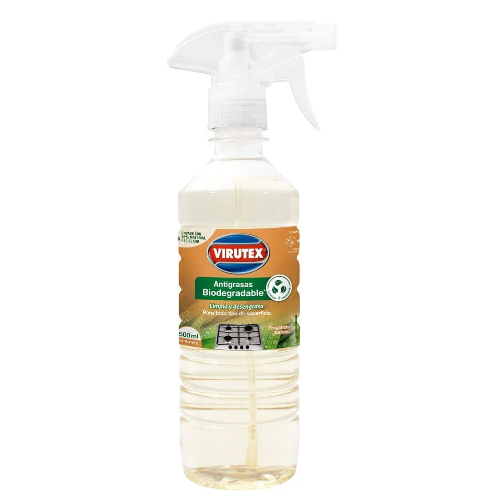 Limpiador Antigrasa Bio Bambú 500 ml VIRUTEX