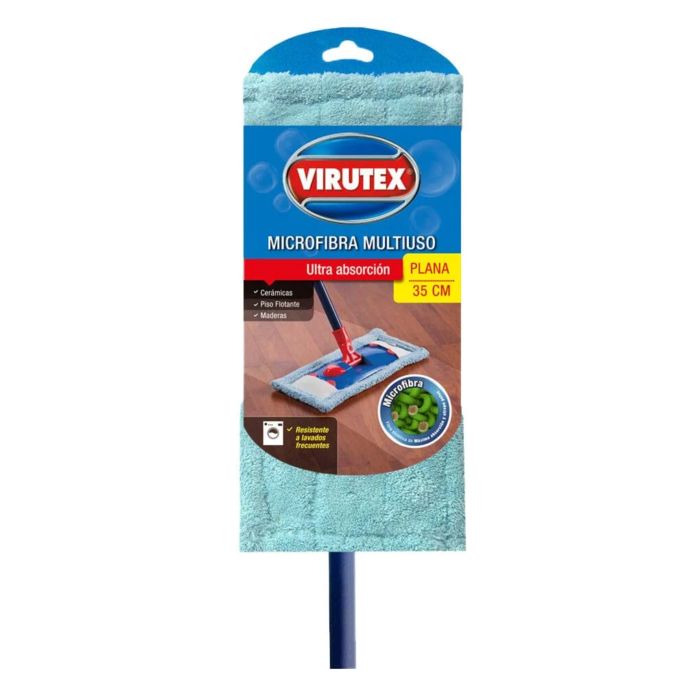 Mopa Plana Completa Microfibra 35 Cm VIRUTEX