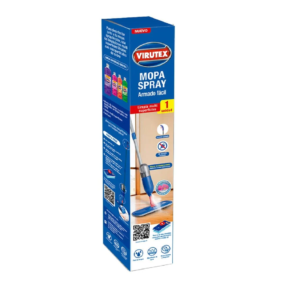 Mopa Plana Microfibra Spray 30 Cm VIRUTEX