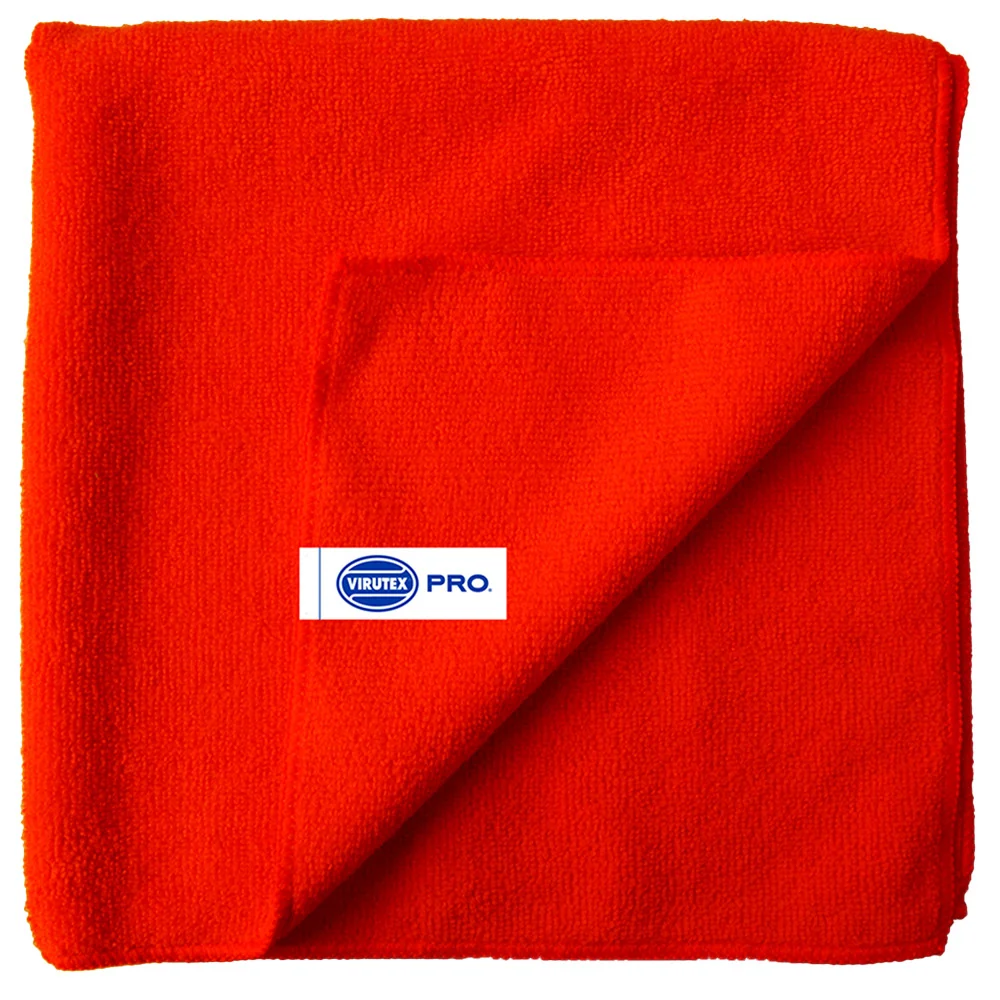 Paño Microfibra Color Rojo 5 Unidades VIRUTEX